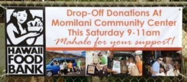 Pearl City annual food drive this Satuday at Momilani Community Center